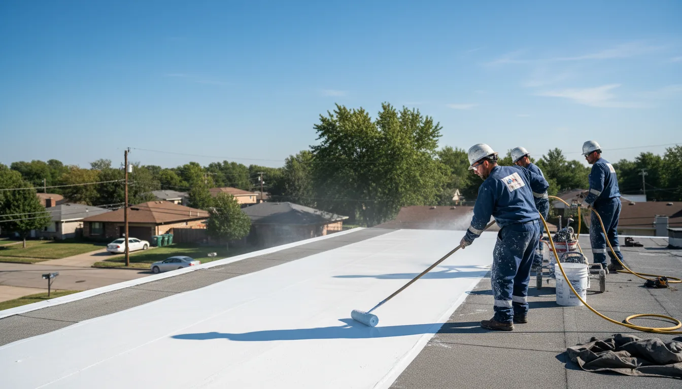 Commercial roof coating in Wright City, MO near me